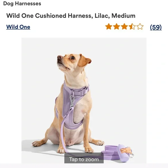 Purple Dog Harness - Picture 2 of 8